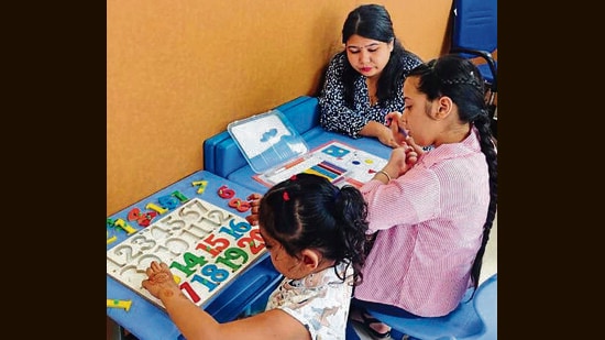 The facility started with seven students has now grown into a team-based facility receiving 25 to 30 families every day. (HT photo)