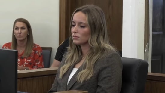 Alleigha Botner testified in the Caleb Flynn trial, and sparked backlash online.(X/@iamlegacy23)