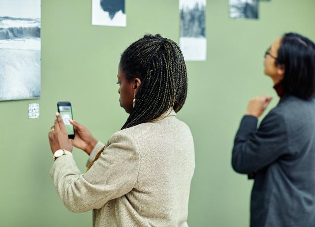 Most museums now have QR codes that lead to more information about the piece or the artist. (SHUTTERSTOCK) Most museums now have QR codes that lead to more information about the piece or the artist. (SHUTTERSTOCK)