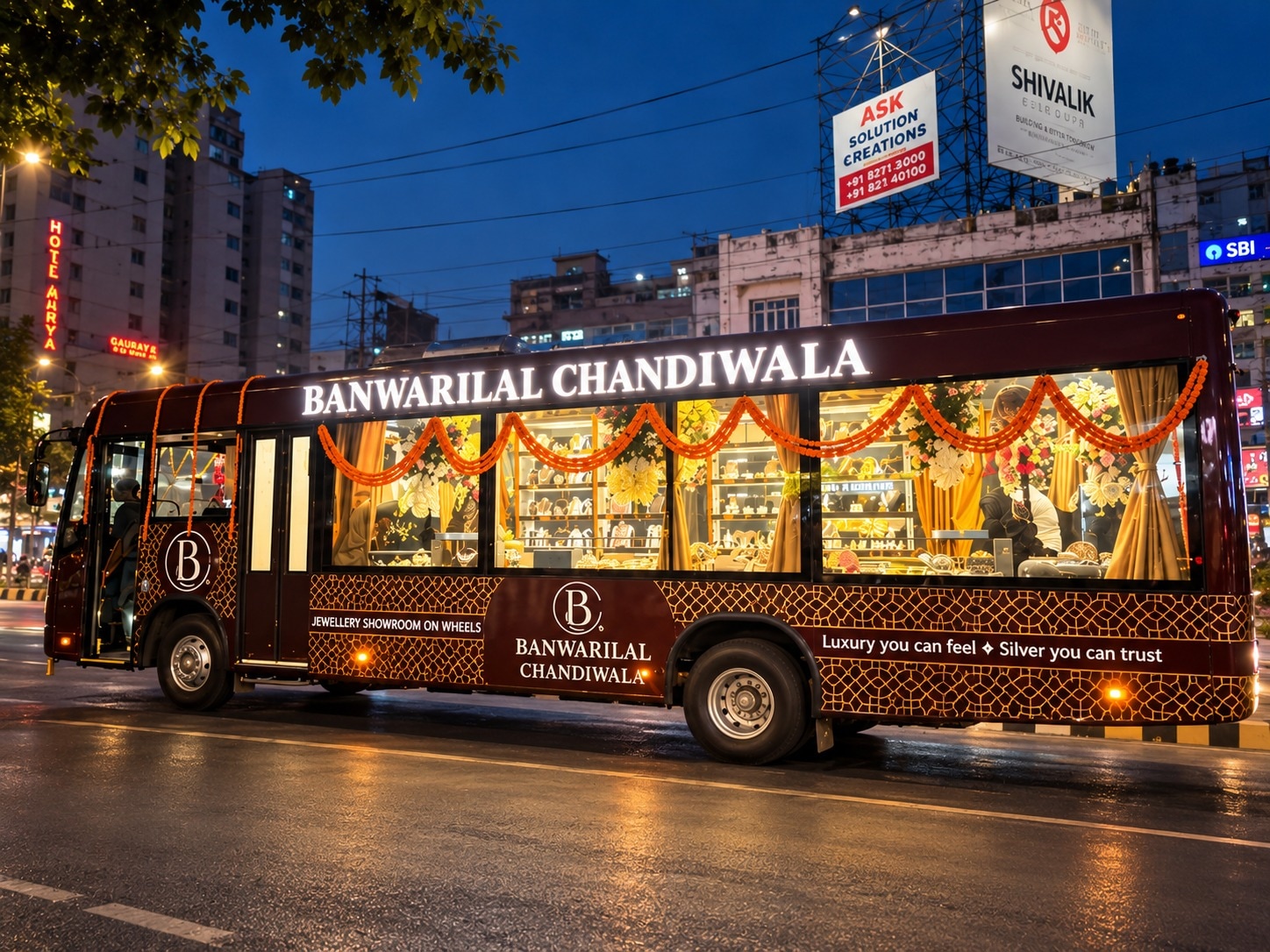 Jewelry on Wheels for the first time ever in jewellery industry Jewelry on Wheels for the first time ever in jewellery industry