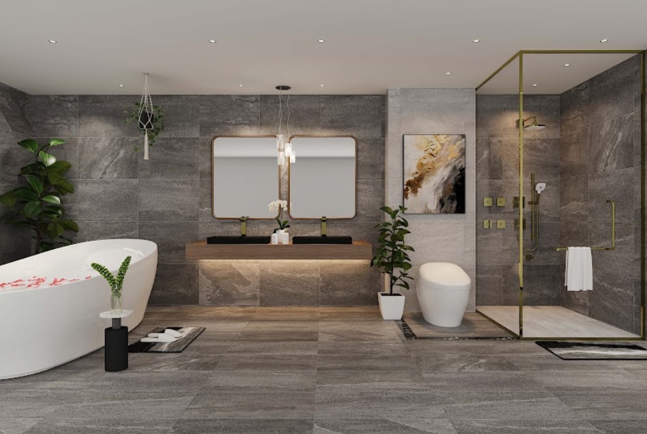 Minimalist style keeps your bathroom uncluttered. (Picture credit: TOTO) Minimalist style keeps your bathroom uncluttered. (Picture credit: TOTO)