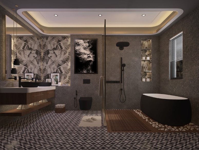 A clean layout ensures easy movement. (Picture credit: TOTO) A clean layout ensures easy movement. (Picture credit: TOTO)