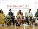 A panel discussion at Bhashavaad 3.0 (Courtesy ashoka.edu.in)