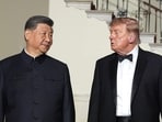 President Donald Trump with China's President Xi Jinping.