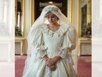 In The Crown (2016 - 2023), Emma Corrin depicts Diana navigating the world of the royal family.