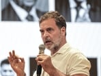 Leader of Opposition in the Lok Sabha Rahul Gandhi addresses a press conference, at AICC headquarters in New Delhi on Thursday. 