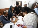 Millions of common people will have to forgo other work, spend hours at a facilitation centre or with their booth-level officers, trying to convince the authorities that an extra alphabet in their name or a typo in their date of birth – commonplace errors in India, made by officials while entering data – doesn’t extinguish their identity (Ishant Chauhan/ Hindustan Times)