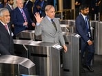 Prime Minister of Pakistan Shehbaz Sharif, arrives during the 81st session of the United Nations (U.N.) General Assembly at UN Headquarters on September 22 in New York City