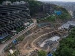 iMumbai, India - September 12, 2026: Powai Residents have opposed a 13.40 meter DP road , they say it will effected the Pramod Mahajan Garden through which the road is to go in mumbai, India, on Saturday, September 12, 2026. (Photo by Satish Bate/ Hindustan Times) (Hindustan Times)