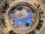 The oculus of the Camera Picta in Mantua.