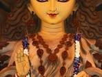 A representative image of durga idol.