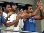 Zaheer Khan with MS Dhoni and Yuvraj Singh back in the day. Zaheer Khan with MS Dhoni and Yuvraj Singh back in the day.