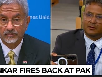 Jaishankar shuts down Pakistani reporter's heckling attempt, with fiery retort