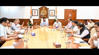 An official spokesperson said the government initially fixed the procurement rate for bajra at  ₹2,150 per quintal and later increased it to  ₹2,200 per quintal. (HT)
