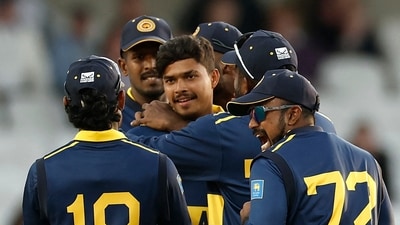 Dunith Wellalage took three wickets. (Action Images via Reuters)