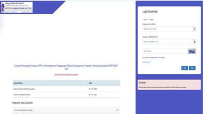 IBPS PO Mains Admit Card 2026 released at ibps.in, direct link to download here IBPS PO Mains Admit Card 2026 released at ibps.in, direct link to download here