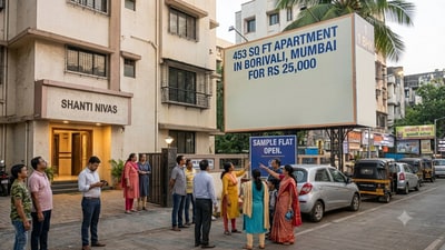 Mumbai real estate update: Did you know that a Borivali apartment that commands nearly  ₹56,000 per sq ft today cost just  ₹25,000 for the entire 453-sq-ft unit nearly five decades ago?(Picture for representational purposes only) (Gemini Generated Photo )