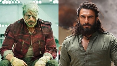 Shah Rukh Khan in Jawan and Ranveer Simgh in Dhurandhar. Shah Rukh Khan in Jawan and Ranveer Simgh in Dhurandhar.