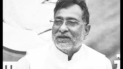 Ram Govind Chaudhary served as a minister in the SP governments under both Mulayam Singh Yadav and Akhilesh Yadav. From 2017 to 2022, he was the Leader of the Opposition in the UP legislative assembly. (Sourced)