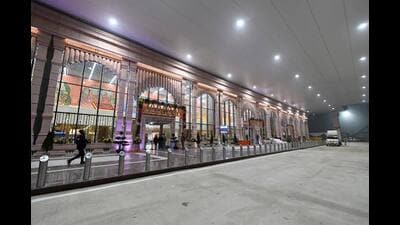 The airport is also preparing for a significant expansion in connectivity from October 30, with Air India Express planning a daily non-stop service to Mumbai (HT File Photo)