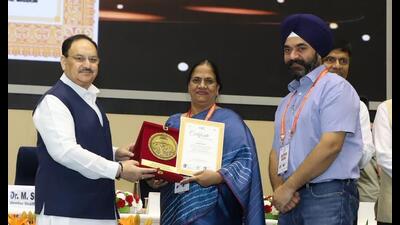 The recognition comes for the UT’s efforts to expand the digital health ecosystem and link health records with ABHA (Ayushman Bharat Health Account), enabling secure digital access to health information. (HT Photo)
