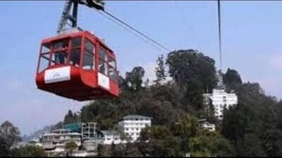 The state cabinet in May had cancelled the tender for the much-touted ₹2,980 crore Shimla aerial ropeway project due to huge cost escalation. (HT File) The state cabinet in May had cancelled the tender for the much-touted ₹2,980 crore Shimla aerial ropeway project due to huge cost escalation. (HT File)