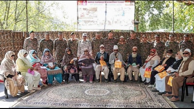 This was the 10th camp under the AFMS’ series of mega surgical eye camps, a scheme envisaged by defence minister Rajnath Singh. (PTI) This was the 10th camp under the AFMS’ series of mega surgical eye camps, a scheme envisaged by defence minister Rajnath Singh. (PTI)