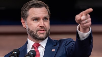 Vice President JD Vance’s H-1B warning to corporate America: Don’t lay off US workers to hire cheaper foreign labor. (AP Photo) Vice President JD Vance’s H-1B warning to corporate America: Don’t lay off US workers to hire cheaper foreign labor. (AP Photo)