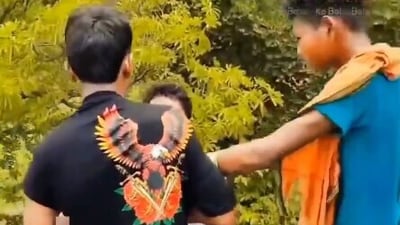 The incident took place at Mandar Hill in Bihar's Banka. (Screengrab) The incident took place at Mandar Hill in Bihar's Banka. (Screengrab)