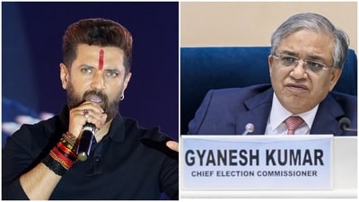 BJP ally Chirag Paswan reacted to Rahul Gandhi’s demand for CEC Gyanesh Kumar’s resignation amid ECI row. (ANI/HT photo) BJP ally Chirag Paswan reacted to Rahul Gandhi’s demand for CEC Gyanesh Kumar’s resignation amid ECI row. (ANI/HT photo)