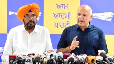 AAP leader and Punjab in-charge Manish Sisodia. AAP leader and Punjab in-charge Manish Sisodia.
