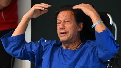 Former Pakistan prime minister Imran Khan. (AFP)