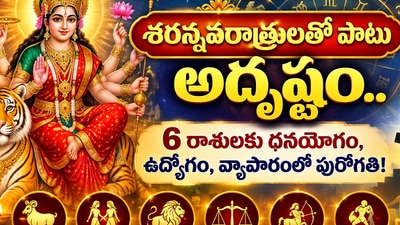 శరన్నవరాత్రులతో పాటు అదృష్టం.. 6 రాశులకు ధనయోగం, ఉద్యోగం, వ్యాపారంలో పురోగతి! (AI)