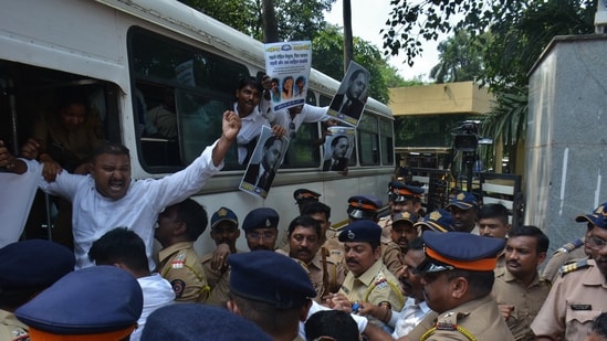 Bhim Army Activist  detained by police on Thursday after they arrived at the gate of IIT Bombay to stage a protest over the IIT Bombay suicide case.  