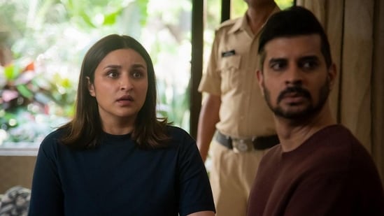Shaque review: Parineeti Chopra and Tahir Raj Bhasin in a still from the show.