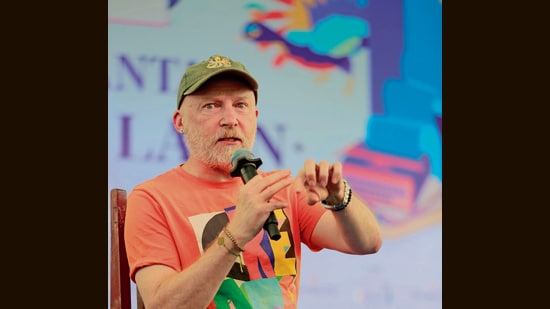 Author Marcus du Satory (Courtesy Jaipur Literature Festial)