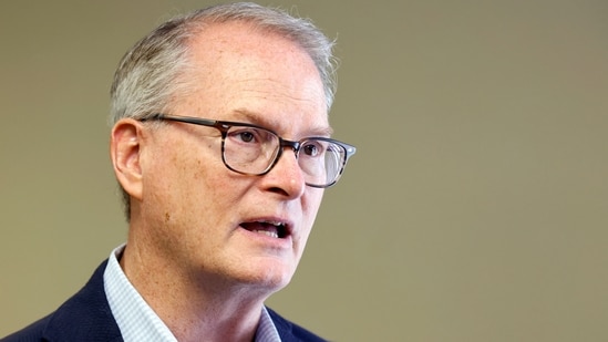 Democrat Adam Hamilton leads Roger Marshall in a new poll as major race raters move the Kansas Senate race toward Lean Republican. (AP Photo)
