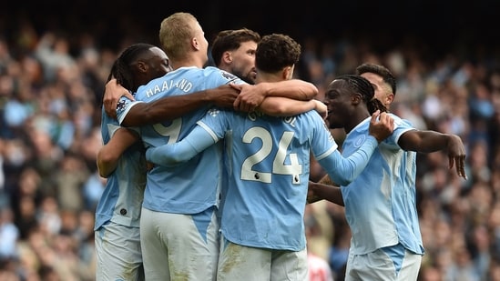 Manchester City in a Premier League 2026 game.
