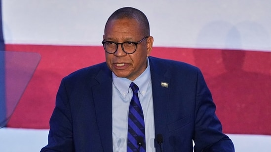 Dale Caldwell resigned after a New Jersey investigation found sexual harassment and ethics violations.(AP Photo/Matt Rourke)