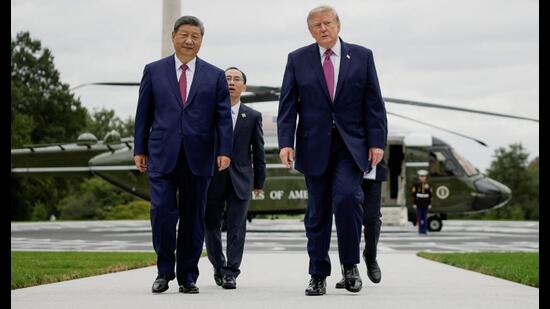 In Xi-Trump summit pomp, pageantry has postponed pressure