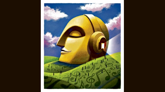 The strongest predictor of a chill, it turns out, is not volume or a beat drop, but expectation: The brain quietly anticipating the next note, and then being surprised. (HT ILLUSTRATION: MOHIT SUNEJA)
