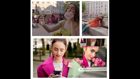 We have become people who need evidence our lives happened. In Emily in Paris (2020 -), the protagonist documents everyday moments of her new life in Paris.