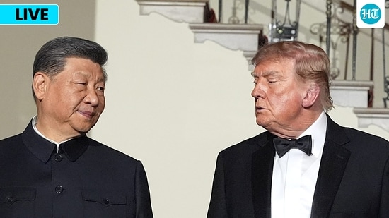 President Donald Trump with China's President Xi Jinping.