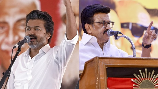 Tamil Nadu CM Vijay attacked DMK chief MK Stalin over the alleged POCSO case involving R Veeramani.