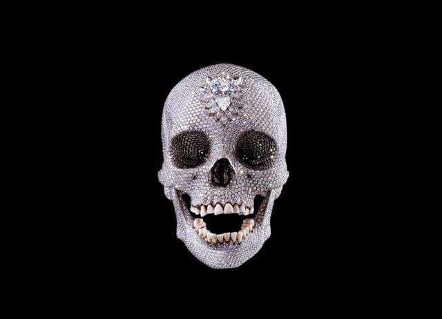 Damien Hirst’s For the Love of God (2007) is too much of a security nightmare to be shown to the public. (WIKIMEDIA COMMONS) Damien Hirst’s For the Love of God (2007) is too much of a security nightmare to be shown to the public. (WIKIMEDIA COMMONS)