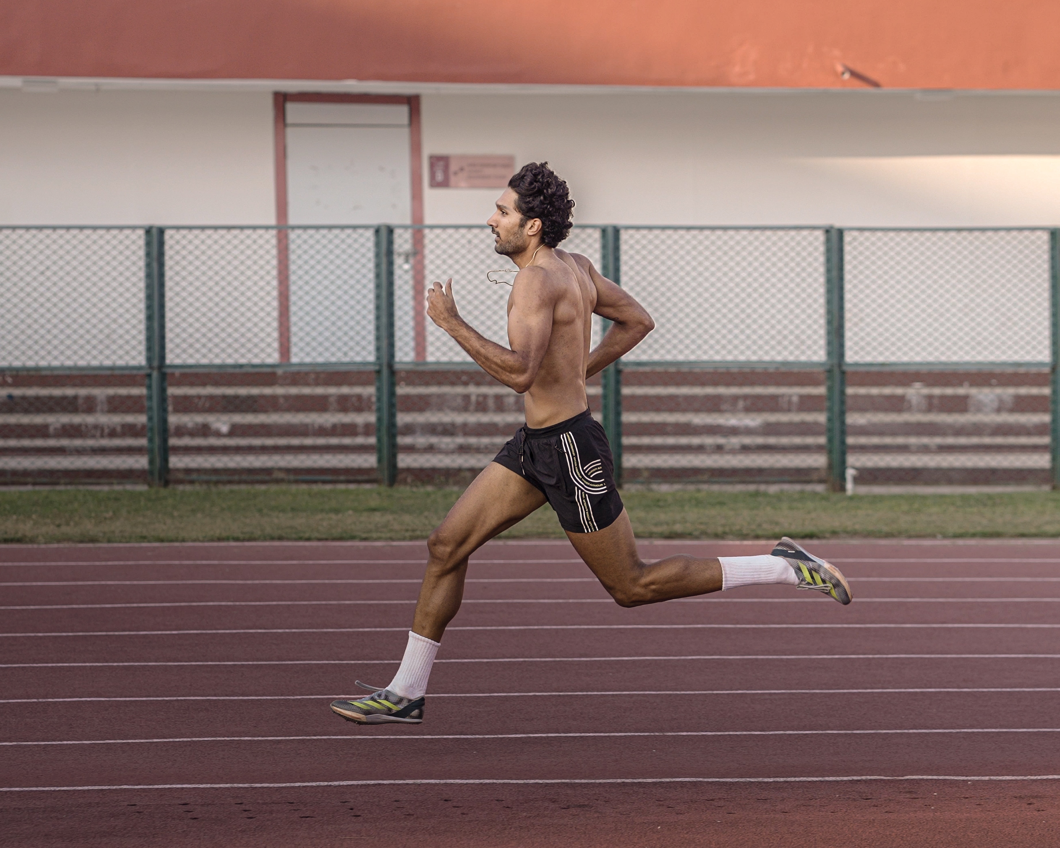 For Tejaswin, developing a markedly more muscular physique with significant upper body power needed a nudge from his coach Cliff Rovelto. (Reliance Foundation) For Tejaswin, developing a markedly more muscular physique with significant upper body power needed a nudge from his coach Cliff Rovelto. (Reliance Foundation)