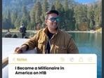 Digital content creator Pritesh Jagani who claimed he became a millionaire. 