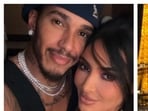 Kim Kardashian and Lewis Hamilton enjoy a romantic evening in Paris. (Picture credit: Instagram)