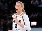 Sophie Cunningham retirement rumors are spreading after a viral Caitlin Clark post. Here's the truth.. (AP Photo/Nam Y. Huh)