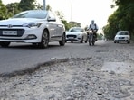 The affected stretches include the Franco Chowk stretch, Zone 1, the road from Cheema Boilers towards Industrial Area Phase 1 and Balongi, and the Zone 2 corridor from Dawaat Restaurant through ITI College to Bhena Da Dhaba. (Keshav Singh/Hindustan Times)